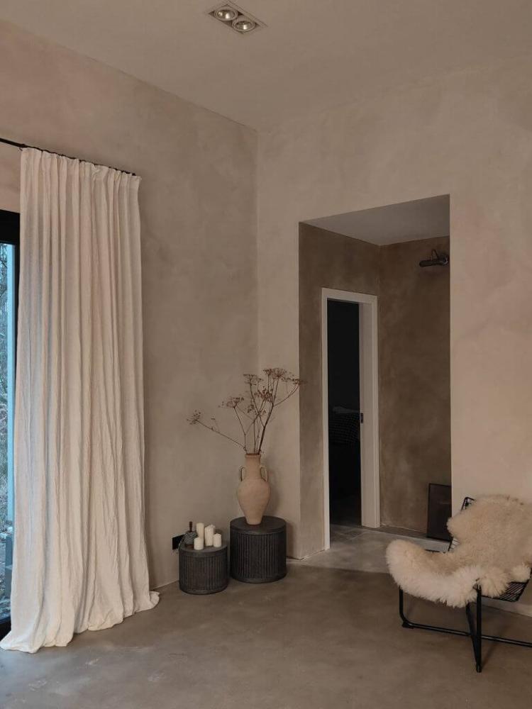 Eco-friendly limewash with sustainable and biodegradable ingredients