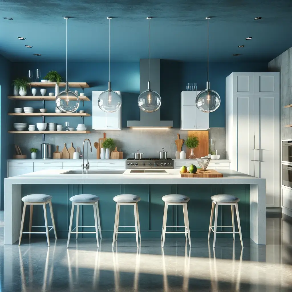 Lime paint in interior application