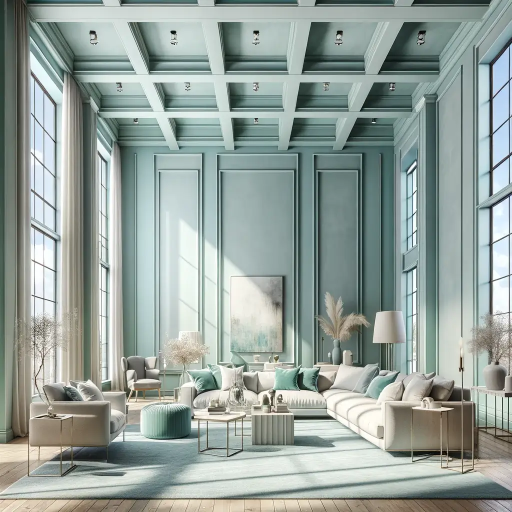 Painting a Ceiling with Limewash Paint