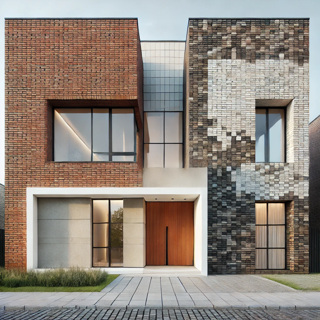 Classic red brick facade