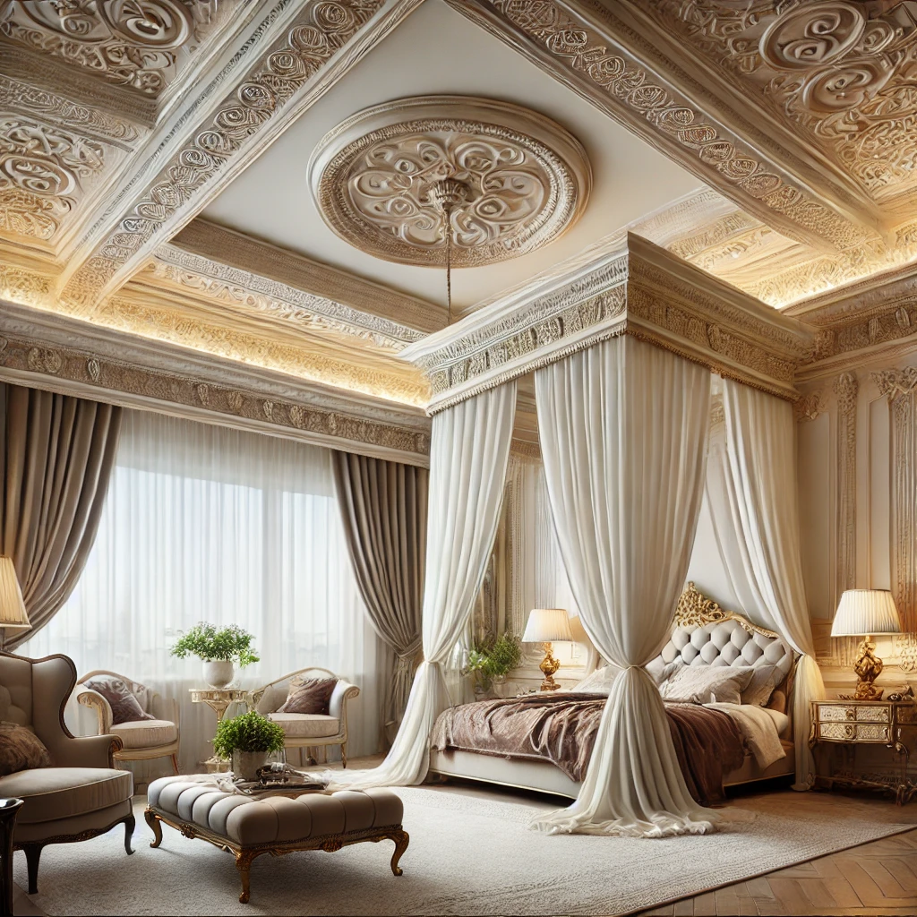 Bathroom wallpaper example